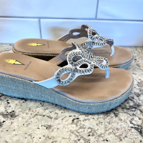 Volatile Rhinestone Sandals - Picture 3 of 5